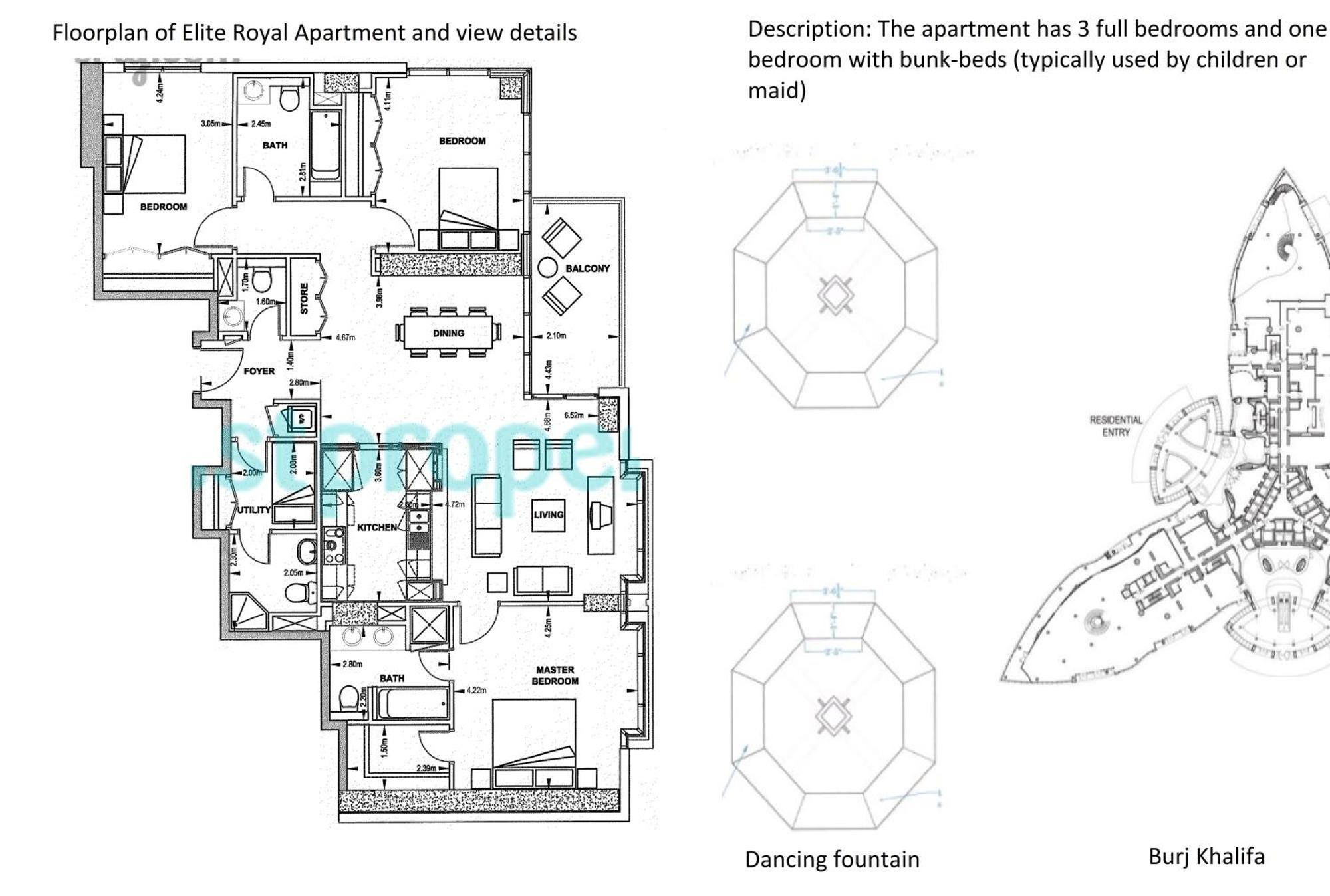 Elite Royal Apartment - Burj Residences Tower 5 Dubaï Extérieur photo